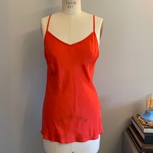Jcrew coral silk cami